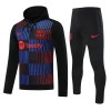 Barcelona Hoodie Training Sweatshirts 2024-25 Marine Für Herren